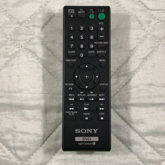 Sony DVD RMT-D197A‎ remote control OEM - Picture 1 of 3